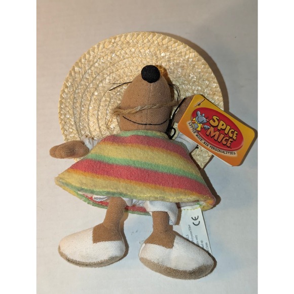Spice Mice Miguel Raton Mexican Mouse Key Chain Says 3 Phrases NWT Fun Gift - Picture 4 of 9